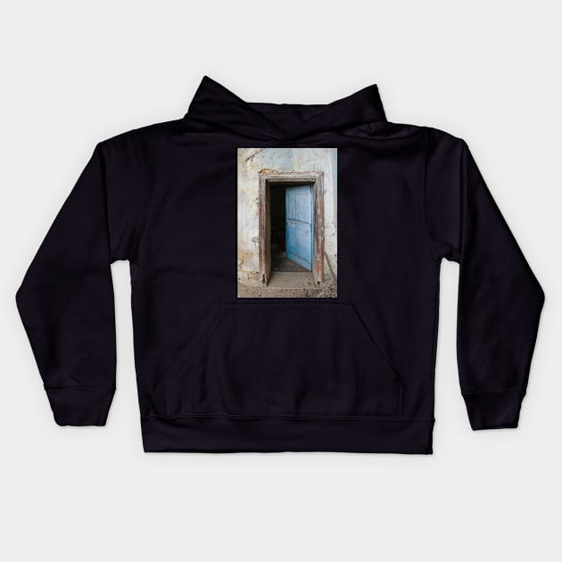 Door in Oblizza Kids Hoodie by jojobob